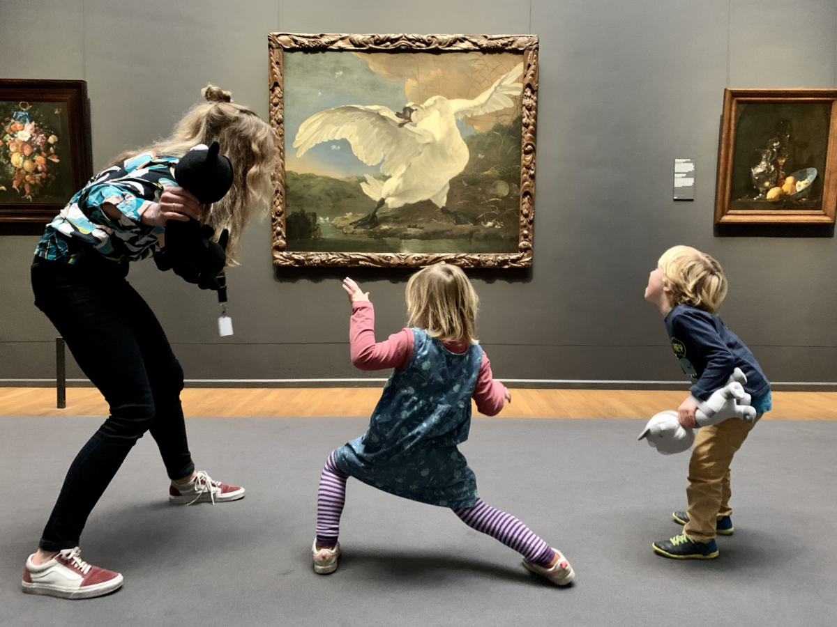 Kinderen in museum met Tellmies. Foto: Go Wonder