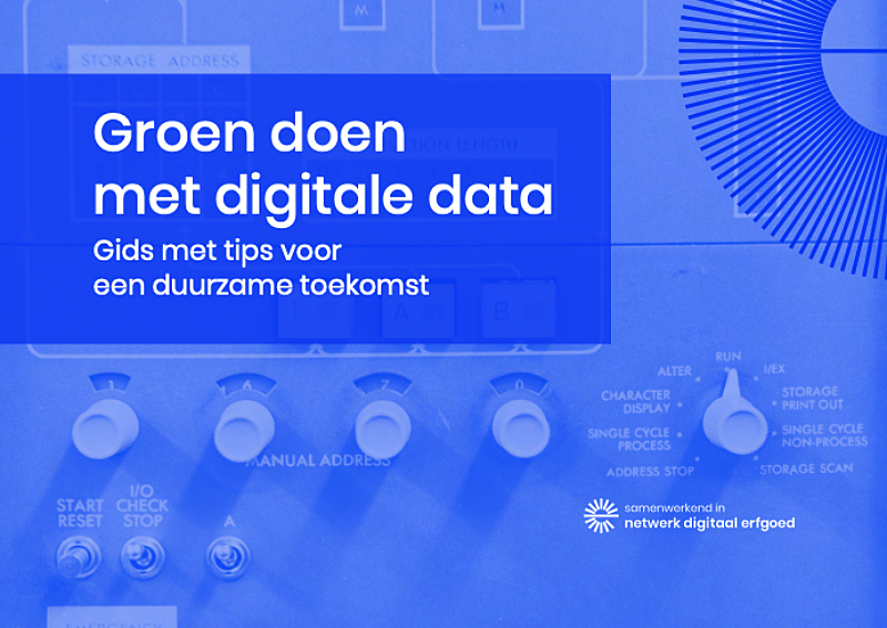 Groen doen met digitale data